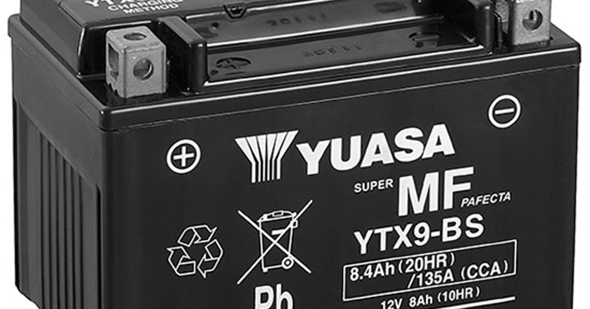 Bateria 8 Ah AGM YTX9-BS Yuasa - Nautica Cadiz